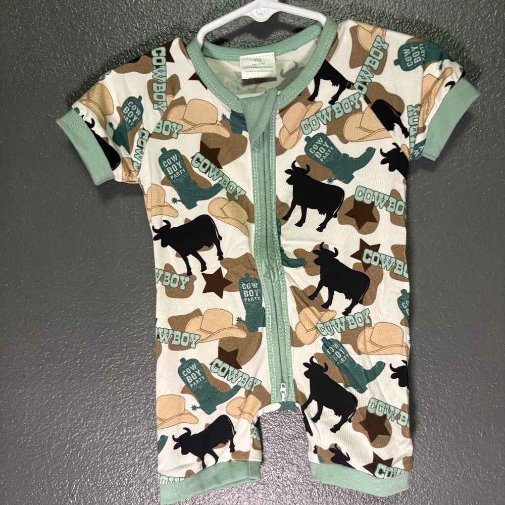 Cowboy bamboo shorty